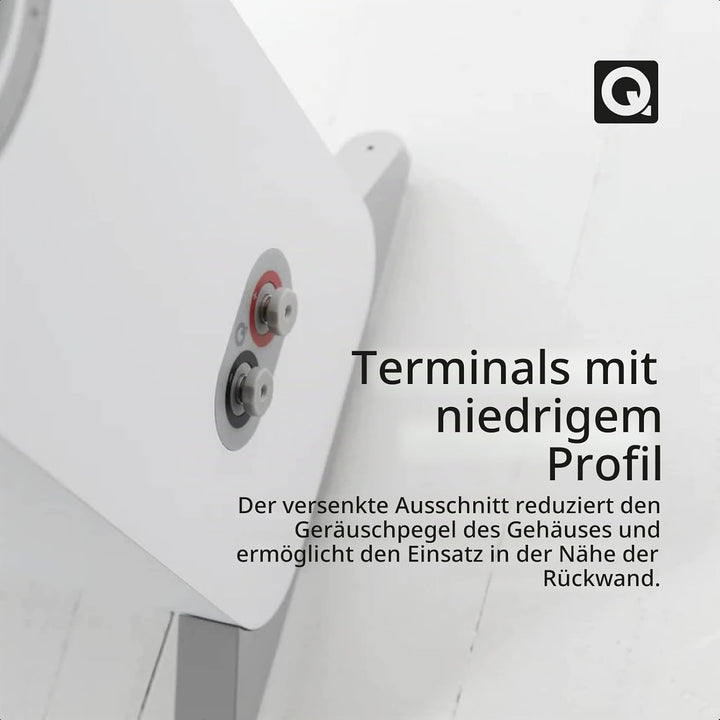Q Acoustics 3050i Standlautsprecher QA3556 in Schwarz/Paar