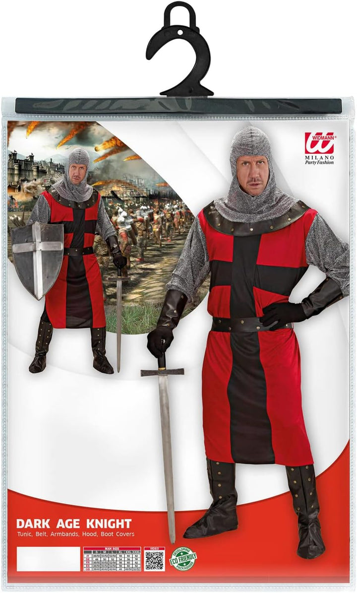 "DARK AGE KNIGHT" (long coat, belt, armbands, helmet, boot covers) - (M), M