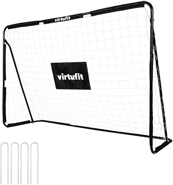VirtuFit Fussballtor – Für Kinder & Erwachsene – Stabil & Wetterfest – Perfekt für Garten & Training