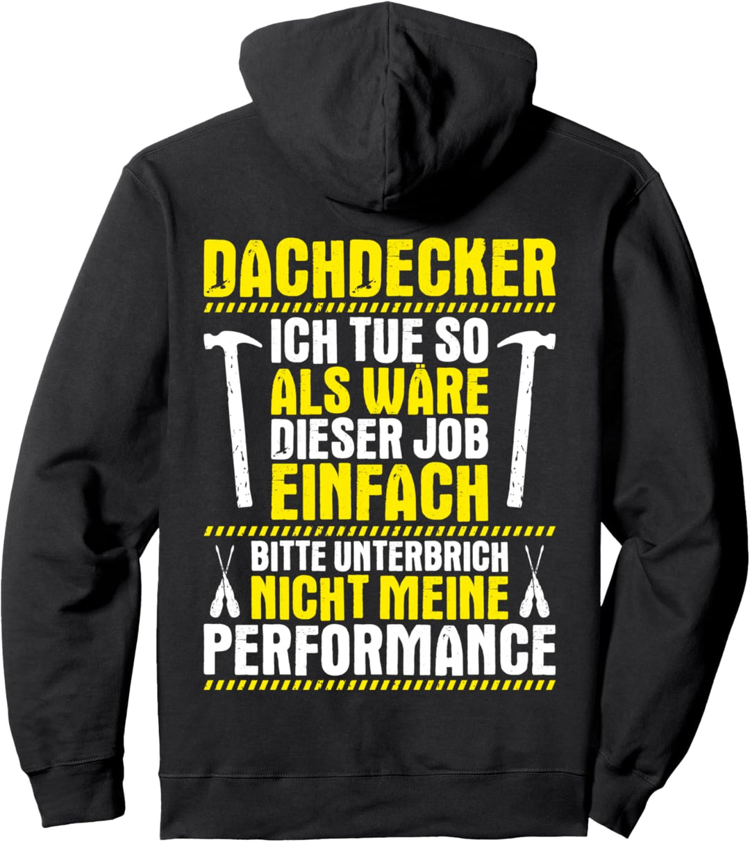 Meine Performance Dachdecker Pullover Hoodie