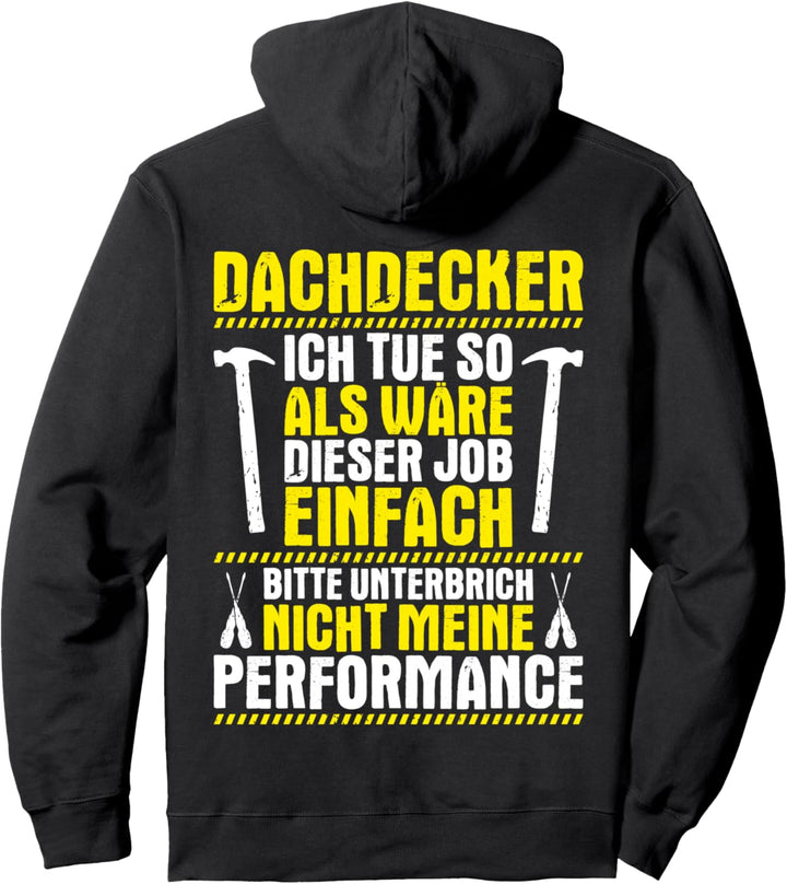 Meine Performance Dachdecker Pullover Hoodie