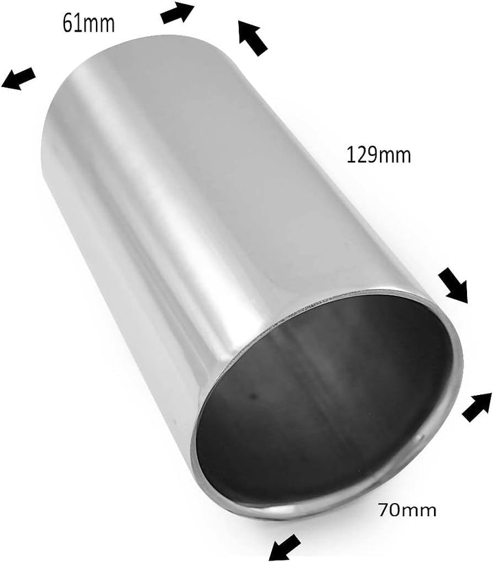 Auspuffblende Endrohr Endstuck Auspuff Blende Schalldampf Sportauspuff Universell Schalldampf Sport