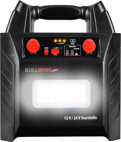 Bullwing Starthilfe Powerbank 24V LKW 900A Auto 12V