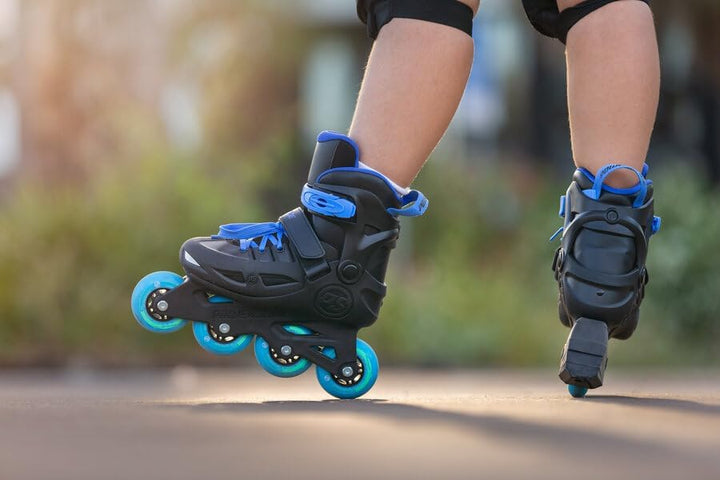 Powerslide Kinder Inline Skate Stargaze Black, grössenverstellbar, für Mädchen und Jungen 37-40 EU,