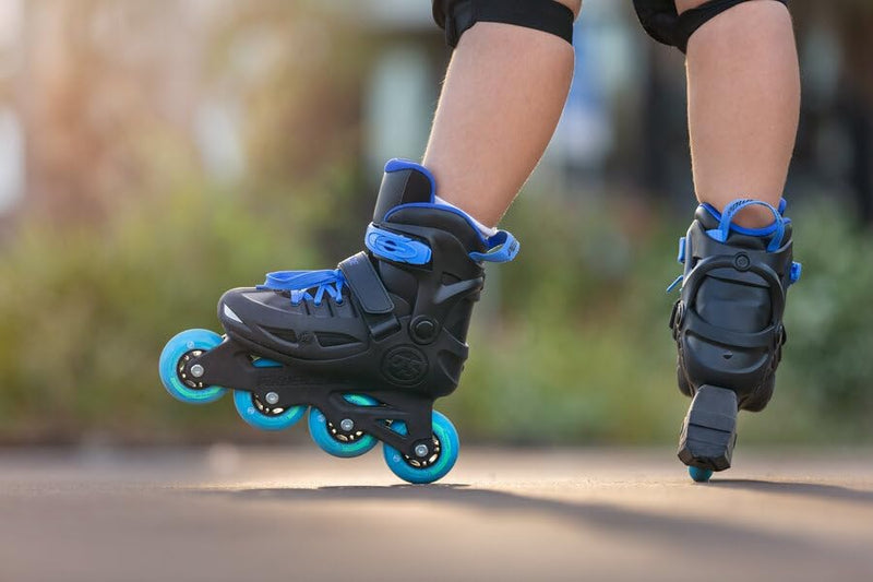 Powerslide Kinder Inline Skate Stargaze Black, grössenverstellbar, für Mädchen und Jungen 37-40 EU,