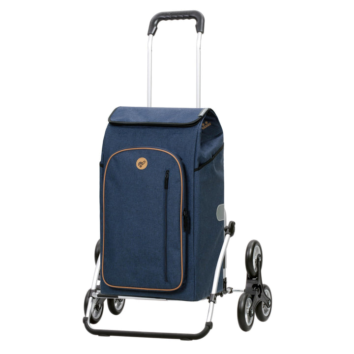 Andersen Einkaufstrolley - klappbar - 61 Liter - Treppensteiger - mit Kühlfach - Aufhängung für Eink
