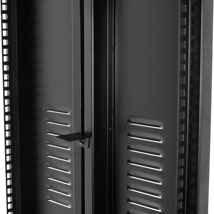 ROADINGER Stahl-Rack SR-19, 8HE | Pulverbeschichtetes Stahlrack, ideal für Festinstallationen