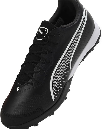 PUMA Unisex King Pro TT Fussballschuhe 47 EU Puma Black Puma White, 47 EU Puma Black Puma White