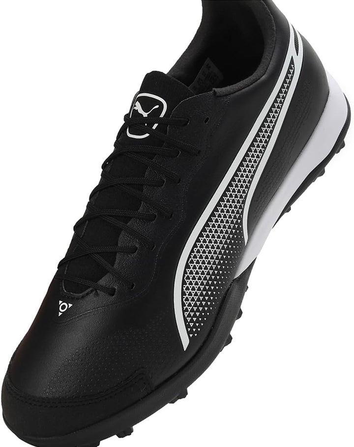 PUMA Unisex King Pro TT Fussballschuhe 38 EU Puma Black Puma White, 38 EU Puma Black Puma White