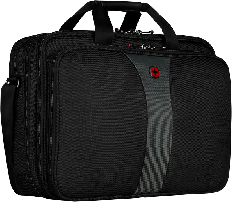 WENGER Legacy 17 Laptop-Tasche zum Umhängen, Notebook bis 17 Zoll, Aktentasche, Organizer, 26 l, Dam