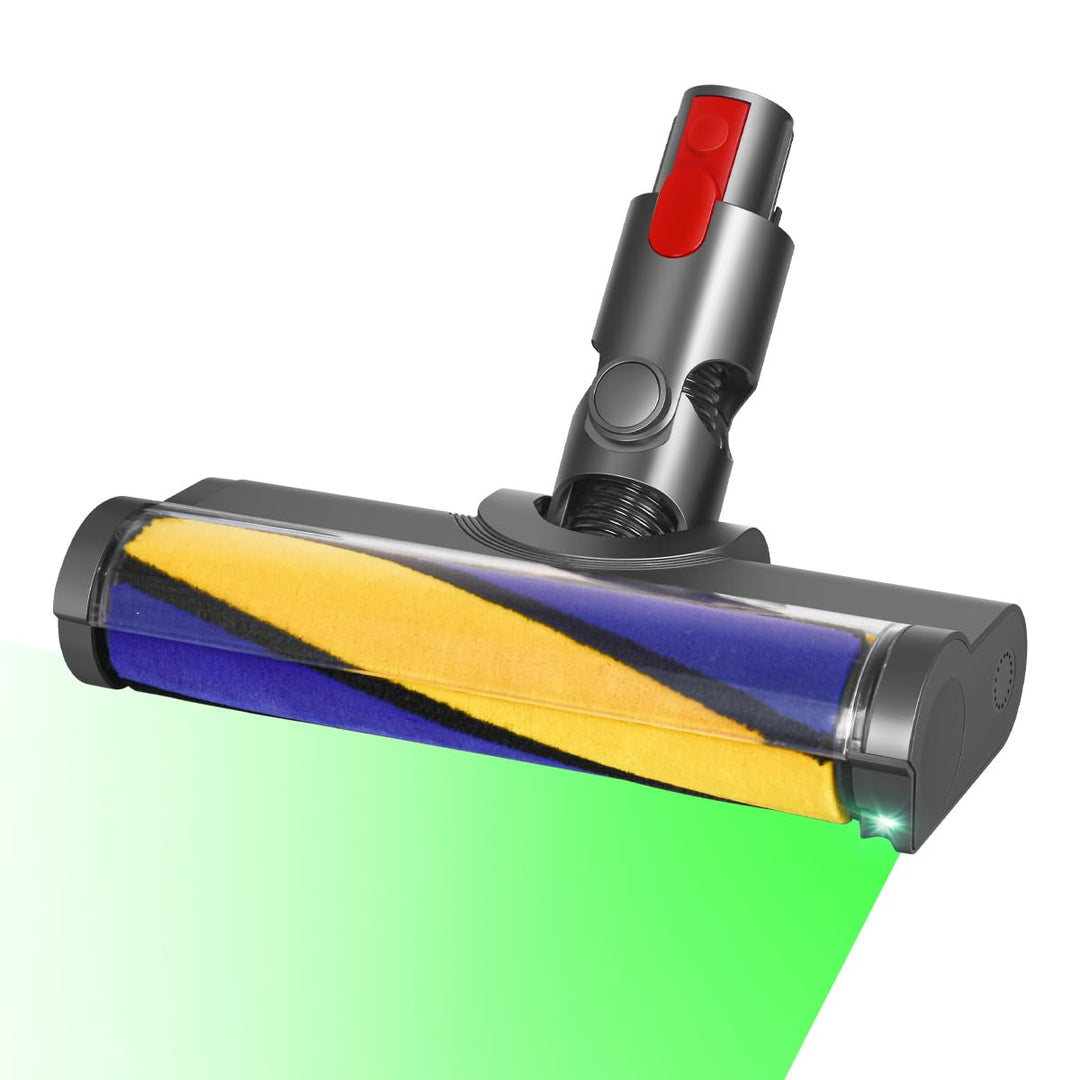 MOPEI LED Bodendüse Bürste Kompatibel mit Dyson V8 V10 V11 V15, Beleuchtet Versteckten Staub und Sof