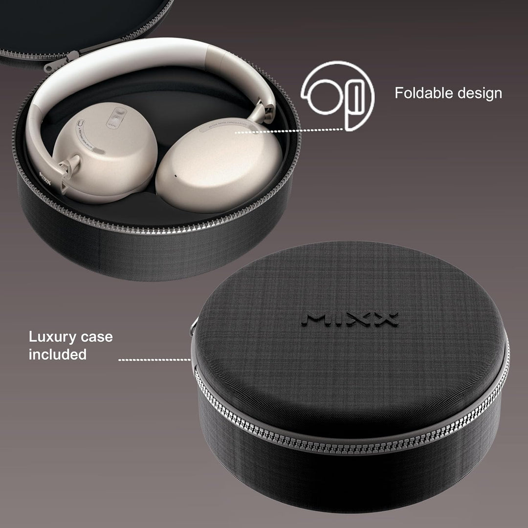 Mixx StreamQ D3 Over Ear ANC Wireless Kopfhörer Schwarz (Sand), sand