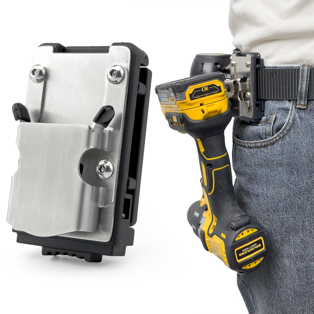 otuiaim Clip-on Werkzeug Gürtelclip - Clip-on Werkzeuggürtelhalter, 304 Edelstahl Werkzeugclips für
