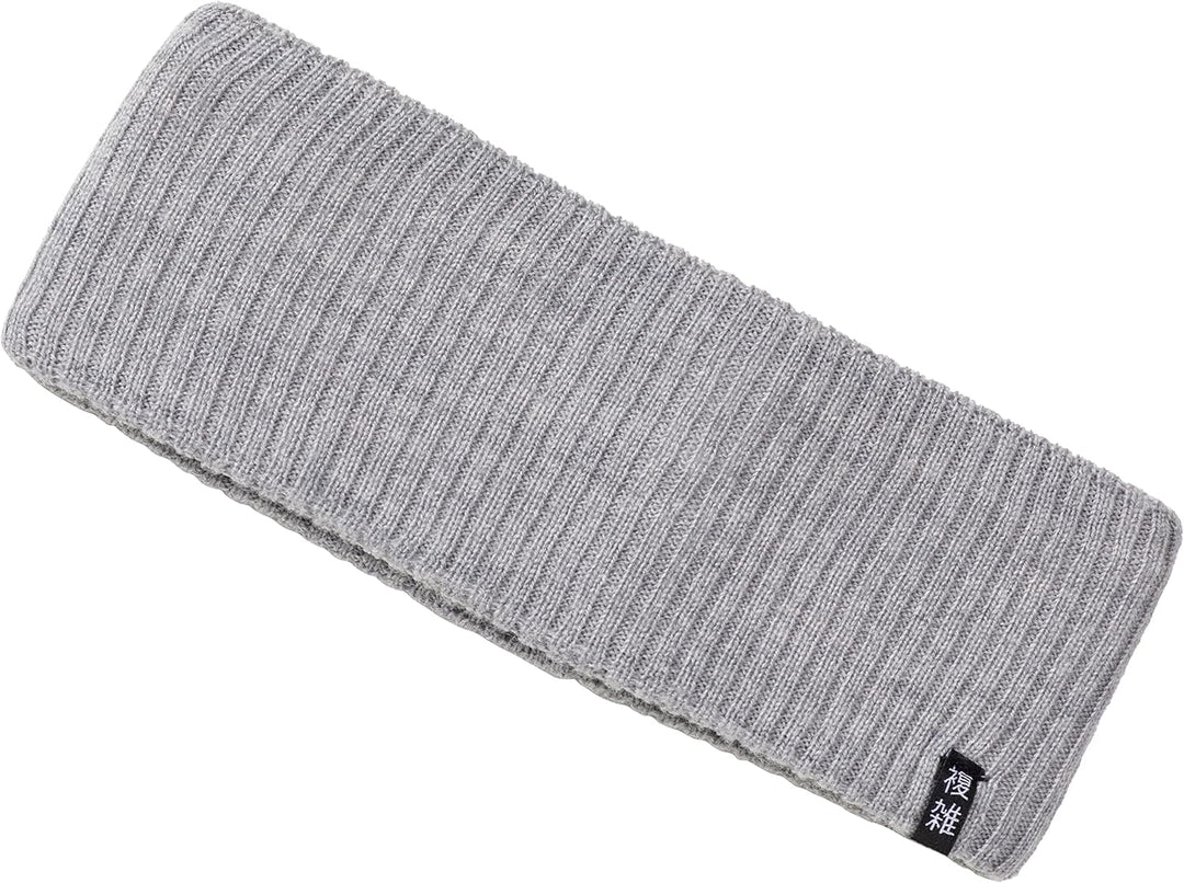 Enter The Complex® Stirnband für Damen und Herren aus 100% Merinowolle - Weiches und stilvolles Wint