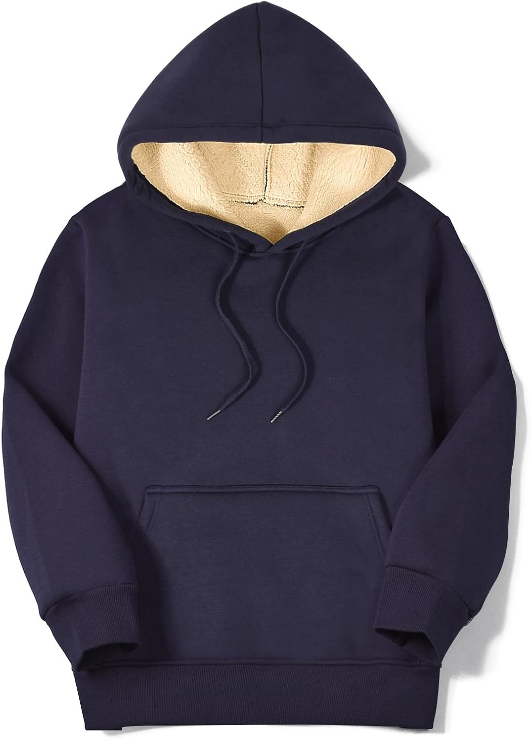 TOMEEK Damen Winter Warmes Sweatshirt Fleece Sherpa Gefütterter Pullover mit Kapuze Lässiger Sportli