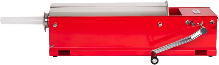 Beeketal 'MTH07' Profi Gastro Wurstfüllmaschine (7 Liter/horizontal) SGS-geprüft, Wurstfüller mit 2