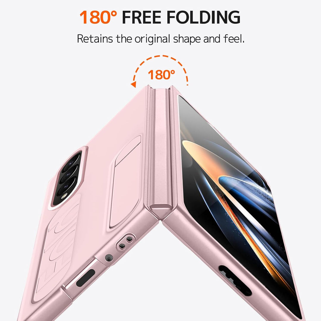 NINKI Kompatibel mit Samsung Galaxy Z Fold 4 Hülle mit Displayschutz Z fold 4 handschlaufe Hülle mit