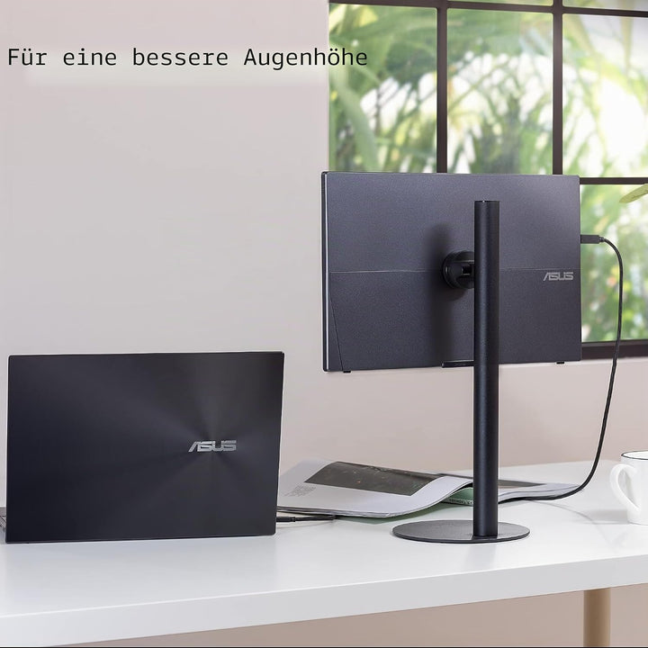 ASUS ZenScreen Ständer MTS02D – Ergonomischer Ständer für tragbare Monitore, Neigung, Drehgelenk, Hö