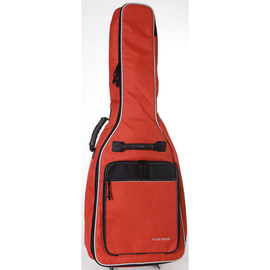 GEWA Gitarren Gig Bag Economy 12mm für Konzertgitarre 1/2 rot (reissfest und wassergeschützt, 12mm P