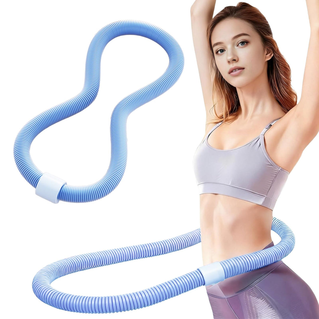 Hula Hoop Reifen Erwachsene, Weicher Hoola Hoop zum Abnehmen mit Federkern &amp; Sicherheitsseil, Komfor