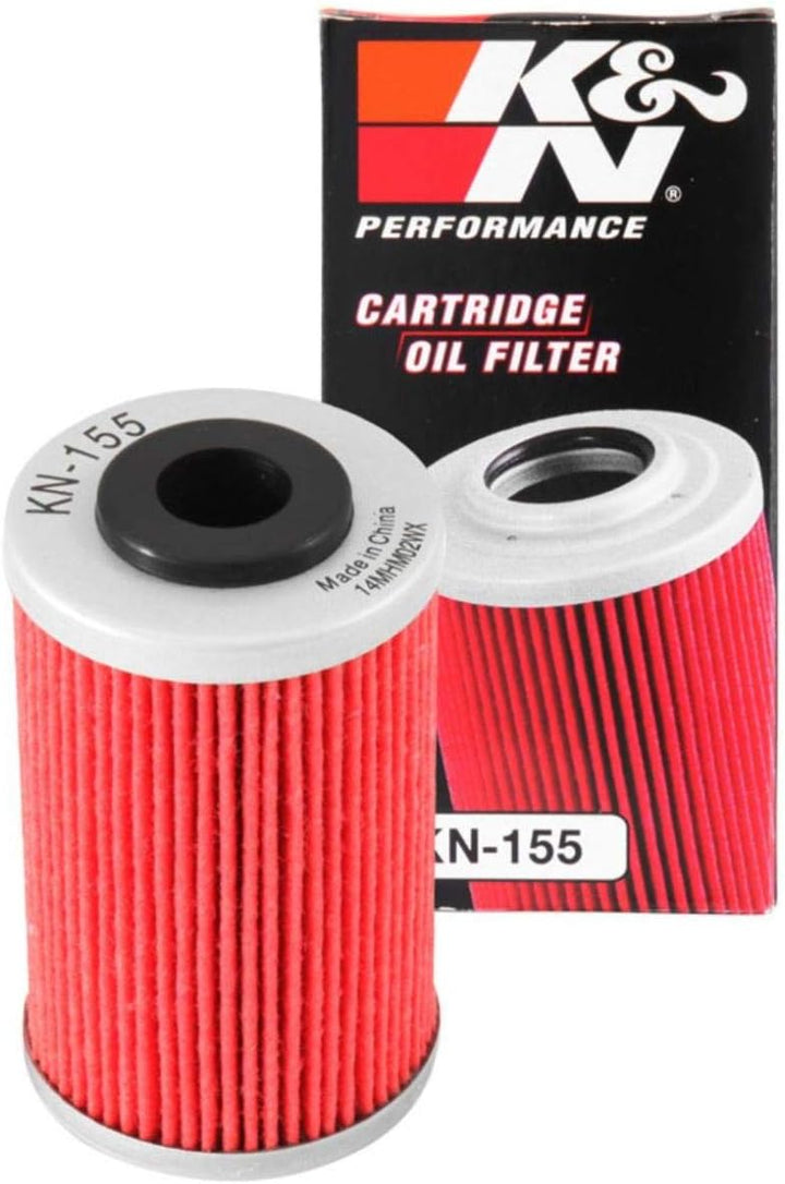 Luftfilter K&N KT-1217 & Powersports Ölfilter - Kartusche 41x69mm kompatibel mit KTM, Husqvarna, Hus
