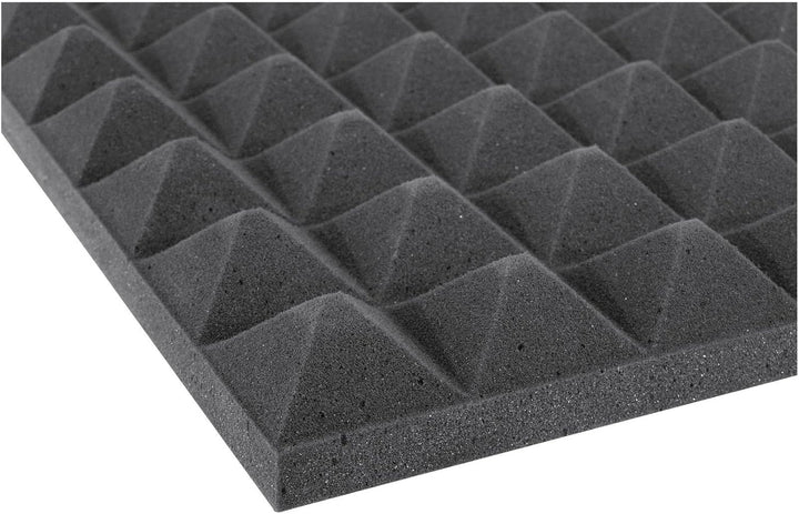 OMNITRONIC Akustikschaumstoff Pyramide 50mm, 50x50cm | Akustikschaumstoff zur Schallabsorbation
