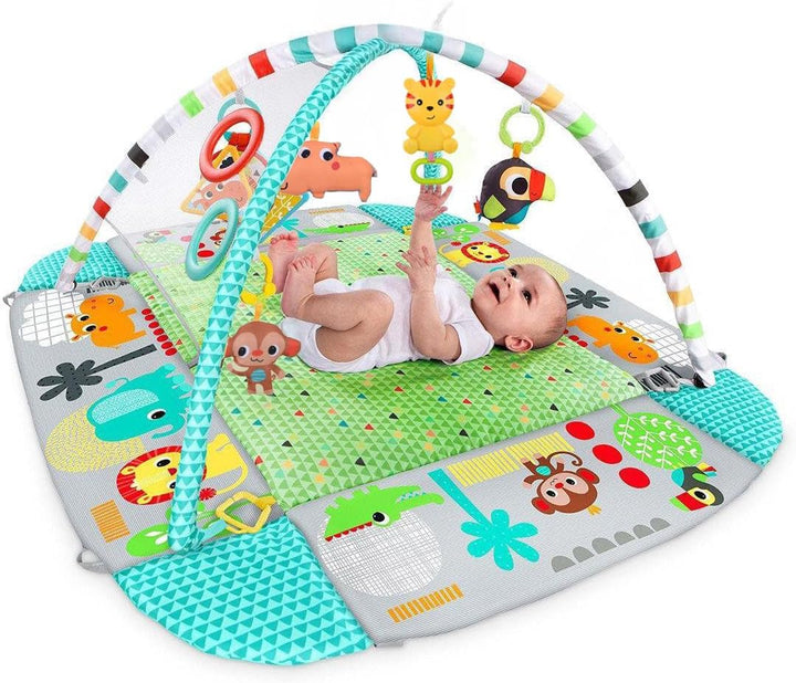 Multifunktionale Baby Spieldecke mit Spielbogen – Baby Gym Spielmatte & Krabbeldecke – inkl. 30 Bäll
