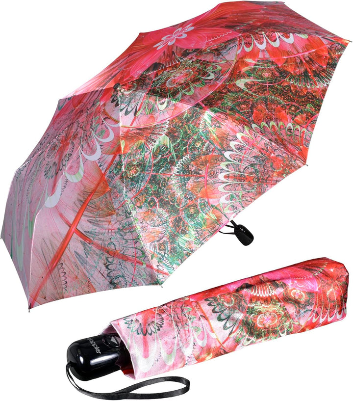 Doppler Damen Taschenschirm Satin mit Auf-Zu-Automatik Magic Fiber Celestial 102 cm Celestial, 102 c