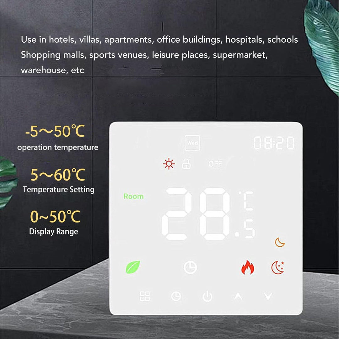 Touch Smart-Fussbodenheizungsthermostat mit Präziser Temperaturregelung für Zuhause/Hotel/Büro, Elek