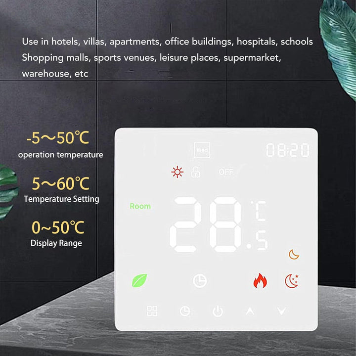 Touch Smart-Fussbodenheizungsthermostat mit Präziser Temperaturregelung für Zuhause/Hotel/Büro, Elek