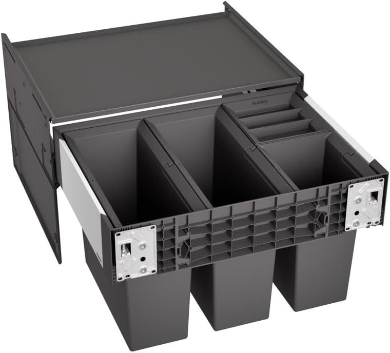 BLANCO SELECT II 60/4 | Kunststoff, Aluminium | 60er Unterschrank | Auszugssystem zur Frontanbindung