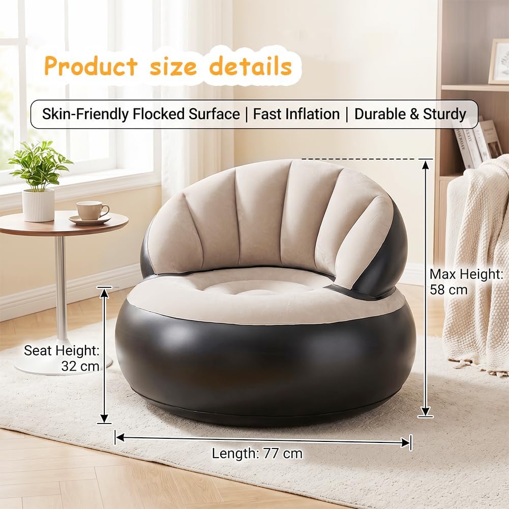 Aufblasbares Sofa, Wasserdichtes Luftsofa Aufblasbares, Aufblasbarer Sessel, Sessel, Sofa und Couch