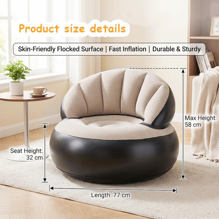 Aufblasbares Sofa, Wasserdichtes Luftsofa Aufblasbares, Aufblasbarer Sessel, Sessel, Sofa und Couch