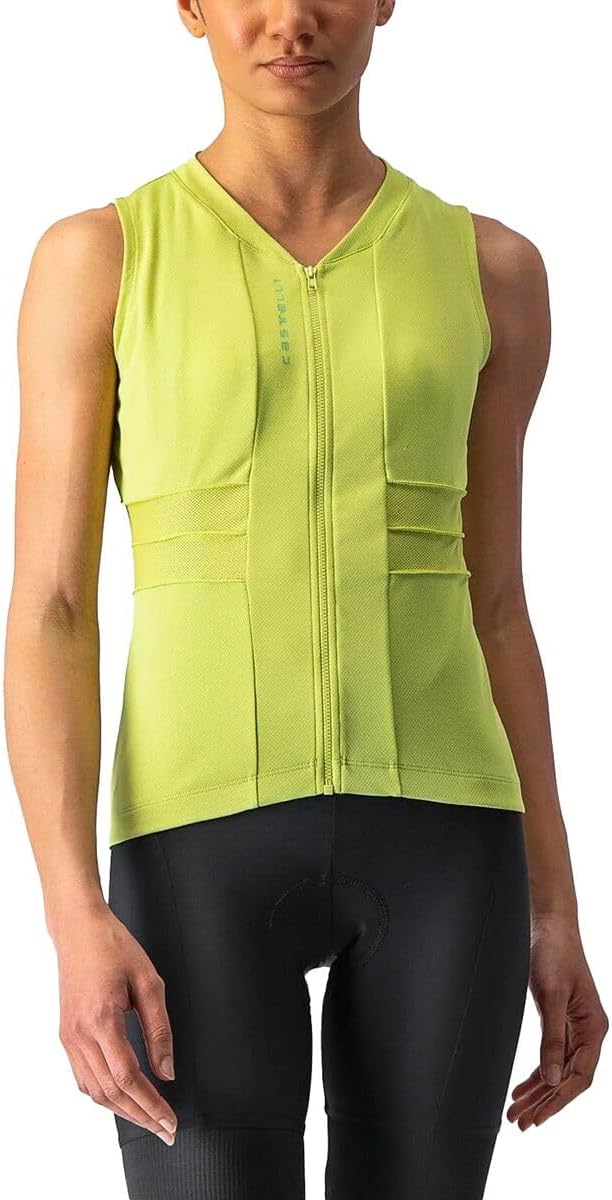 CASTELLI Damen Anima 4 Sleeveless T-Shirt S Heller Limette/Absinth, S Heller Limette/Absinth