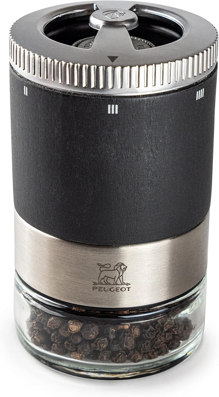 Peugeot MAESTRO uSelect Pfefferbar Geschenkset, Pfeffermühle, Pfeffer Mühle, Graphit, 11 cm inkl. dr