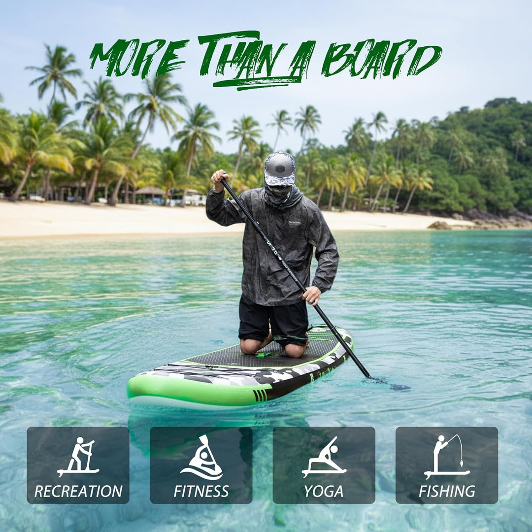 FunWater 10'6"–11'6" SUP Board, aufblasbares Stand-Up Paddle Board für alle Könnensstufen, ideal für