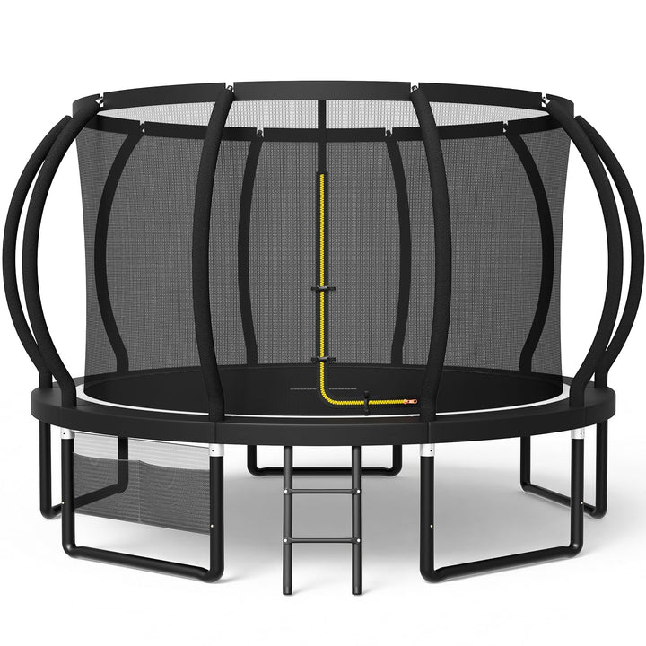 Devoko Trampolin Outdoor Ø 228/305/366/427/488 cm, GS-Zertifikat, Kindertrampolin Gartentrampolin mi