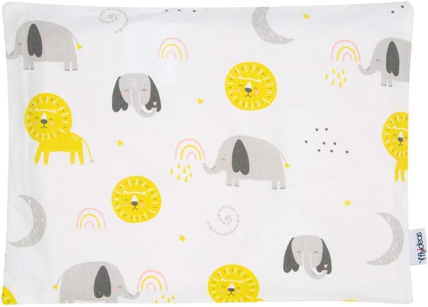FlyIdeas Spannbettlaken für Beistellbett 90x55 cm, 3 STK - 100% Zertif. Baumwolle 2 Spannbettlaken +
