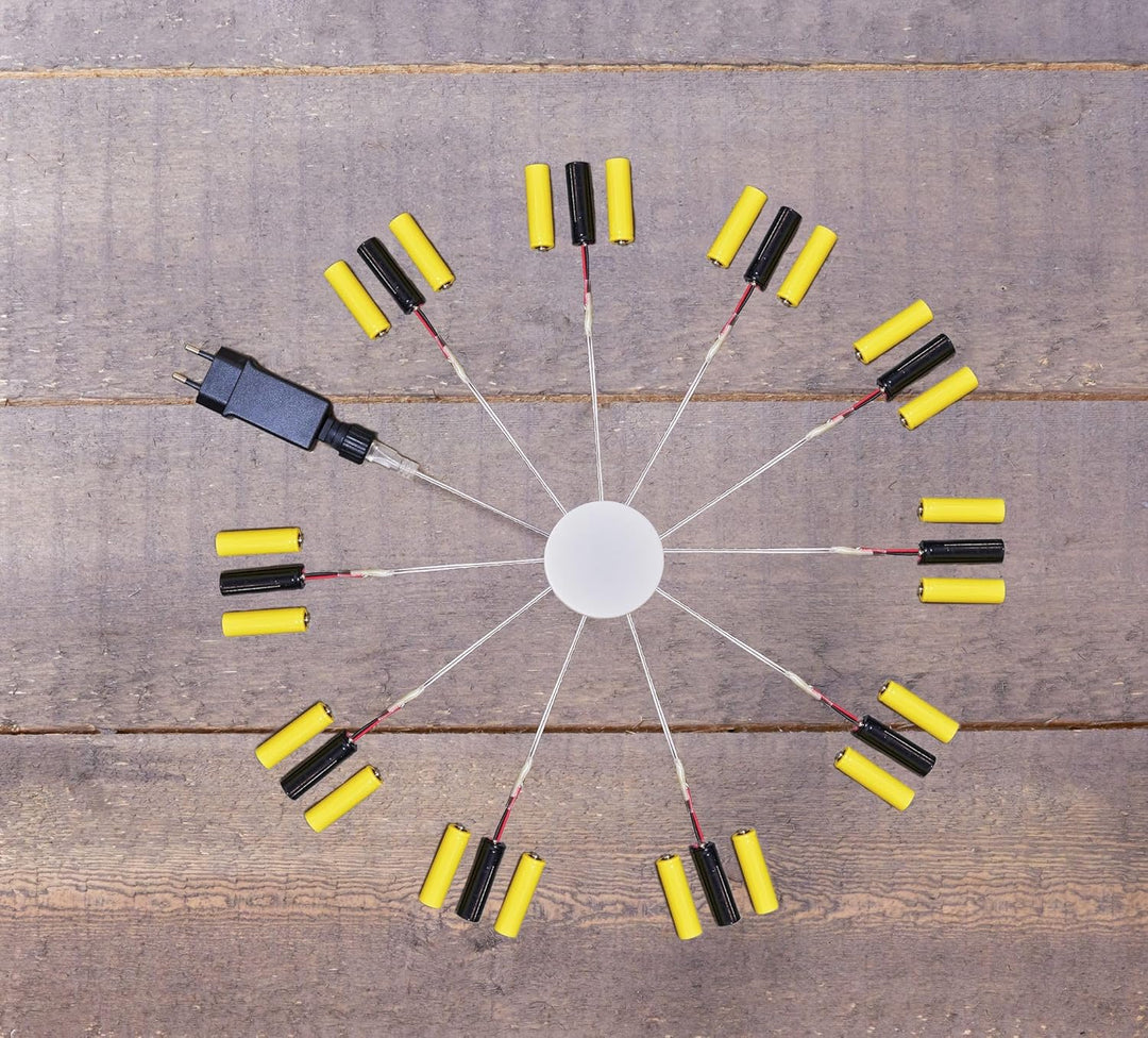 Coen Bakker Batterie Netzteil Adapter 10 x 3 AAA Micro Batterien 4,5V Wandler 1,5m Kabel Netzteil