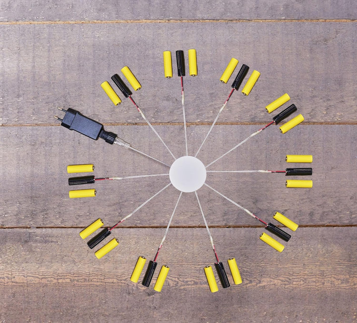 Coen Bakker Batterie Netzteil Adapter 10 x 3 AAA Micro Batterien 4,5V Wandler 1,5m Kabel Netzteil