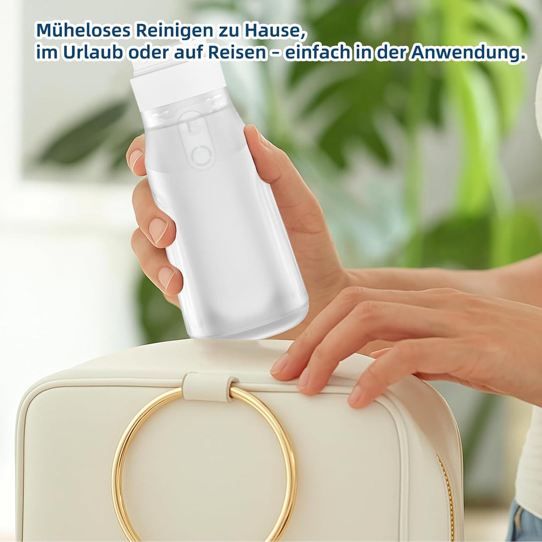 Tragbares Reise-Bidet 400ml – IPX7 wasserdicht, 3 Druckstufen, elektrischer Dauerstrahl – für Campin