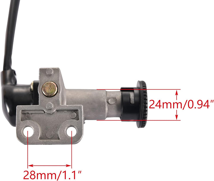 WOOSTAR 4 Draht Zündschlüsselschalter Ersatz für GY6 49ccm 50ccm Taotao Roller Moped Jonway 50QT-21