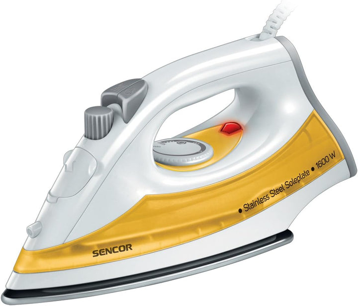 SENCOR SSI 2028YL Dampfbügeleisen (1600 Watt, Edelstahlsohle) gelb