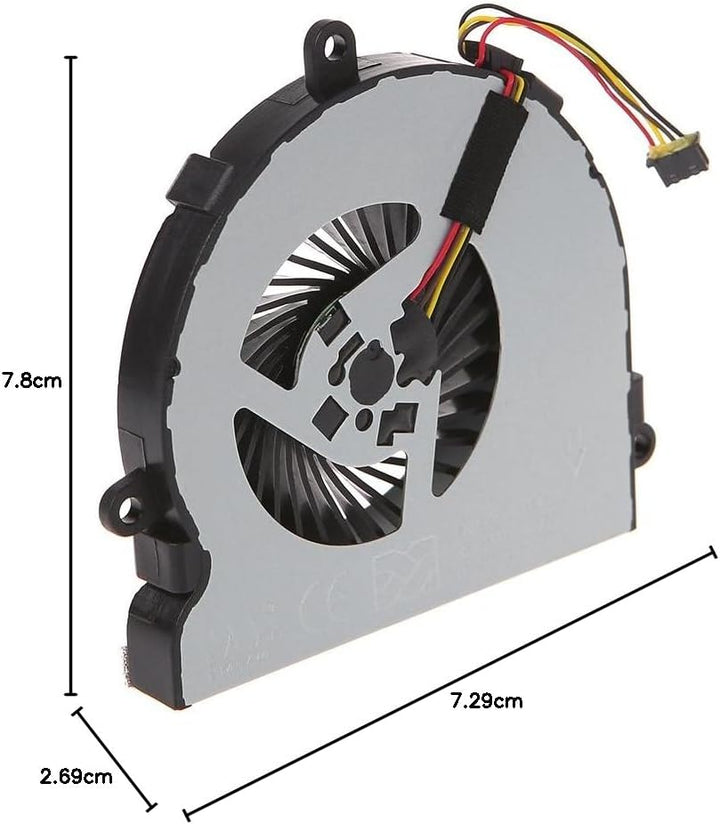 luosh Laptop Cooler CPU-Lüfter für HP 15-AC-Serie, 7,8 cm, Laptopkühler, Lüfter für HP DC28000GAR0 S