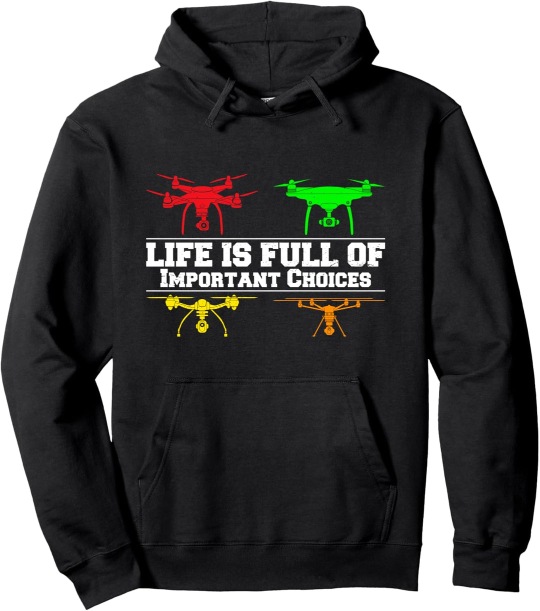 Drohnenpilot Geschenk Drohne mit Kamera Quadrocopter Drohnen Pullover Hoodie