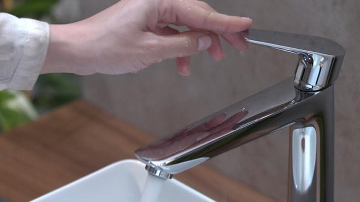 Hansgrohe Talis E Waschtischarmatur 11 ohne Ablaufgarnitur Brushed Schwarz Chrome Auslaufhöhe 240mm