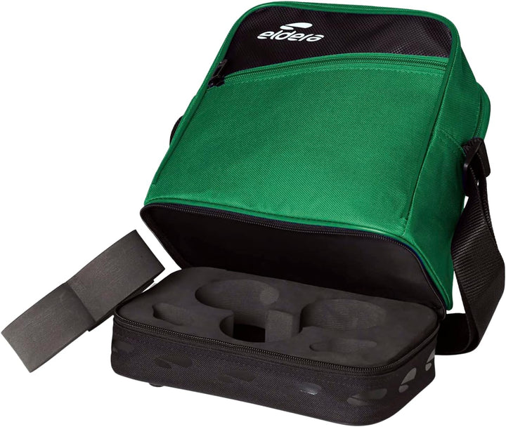 Boccia-Tasche mit 3 Kugeln, Grün
