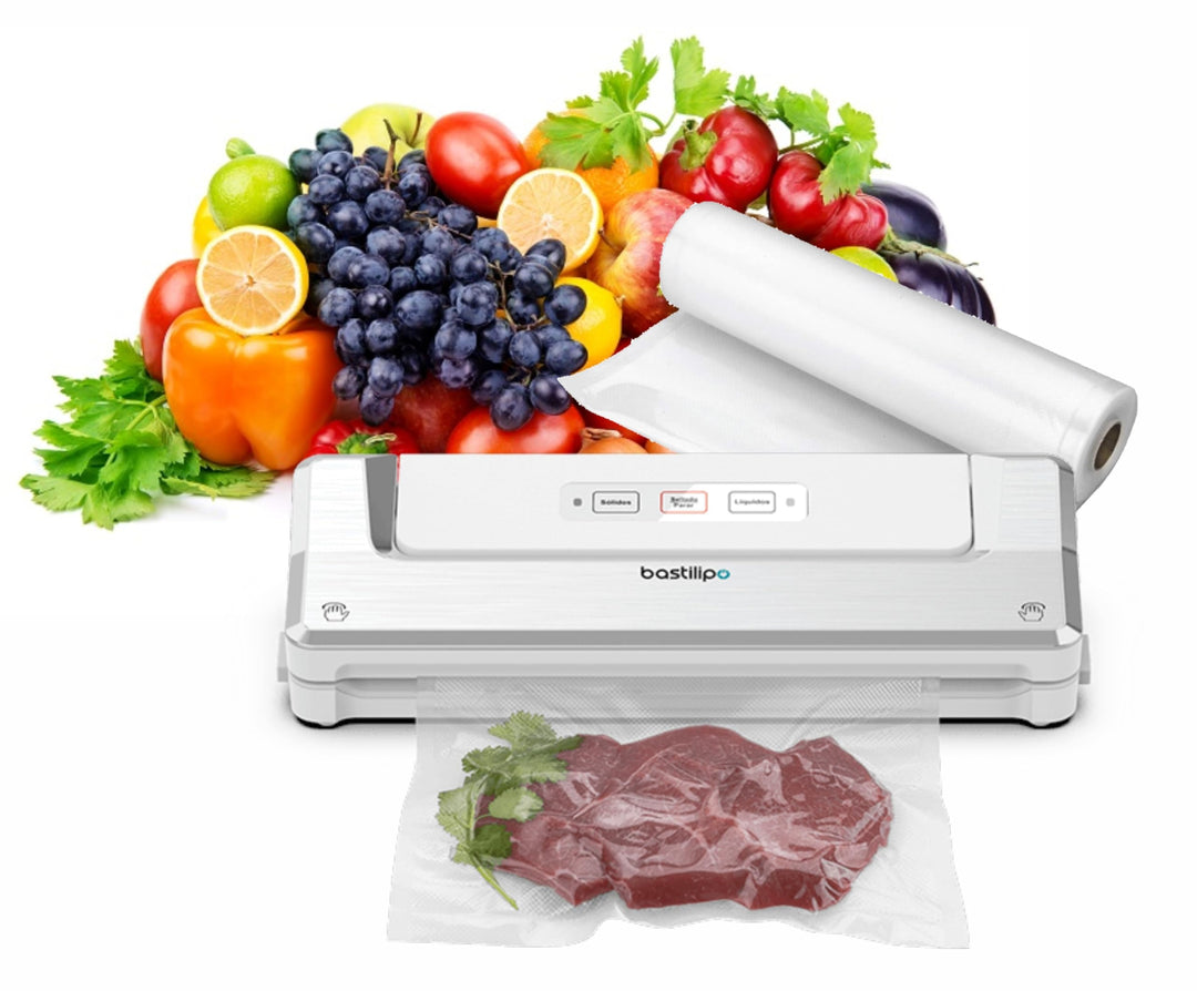 Bastilipo - EV50-B Vakuumierer, 140 W, weiss/silber, Weiss