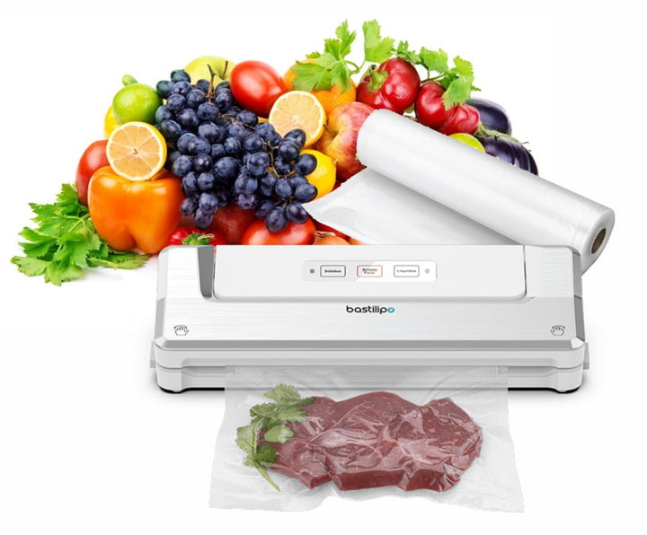 Bastilipo - EV50-B Vakuumierer, 140 W, weiss/silber, Weiss