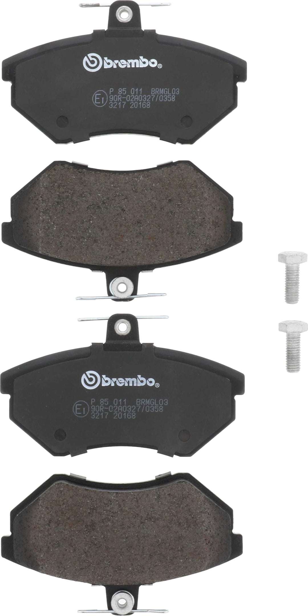 Brembo P 85 011 Bremsbelagsatz, Scheibenbremse - (4-teilig)